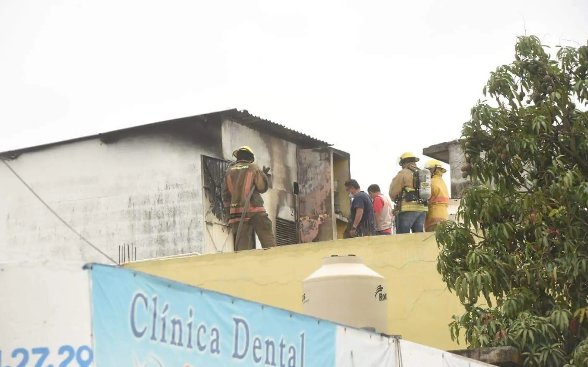 Incendio en una panadería en Altamira